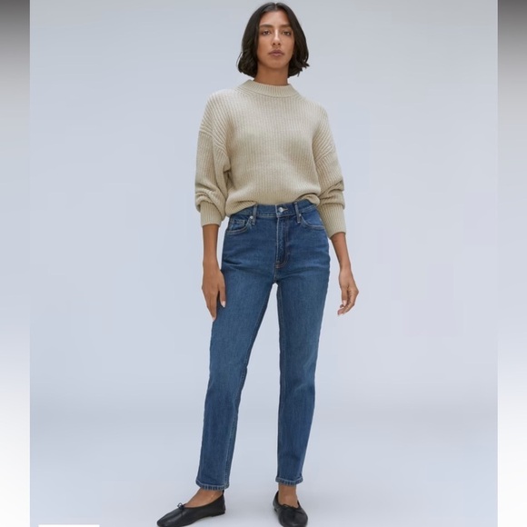 EVERLANE THE CHEEKY HIGH RISE CROP JEAN SIZE 26 - Picture 3 of 16